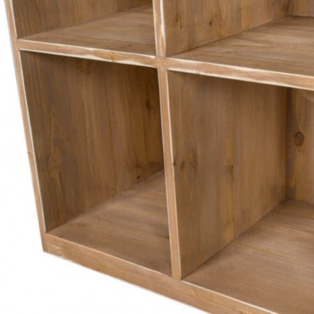 15-cube shelf unit, solid wood zoom